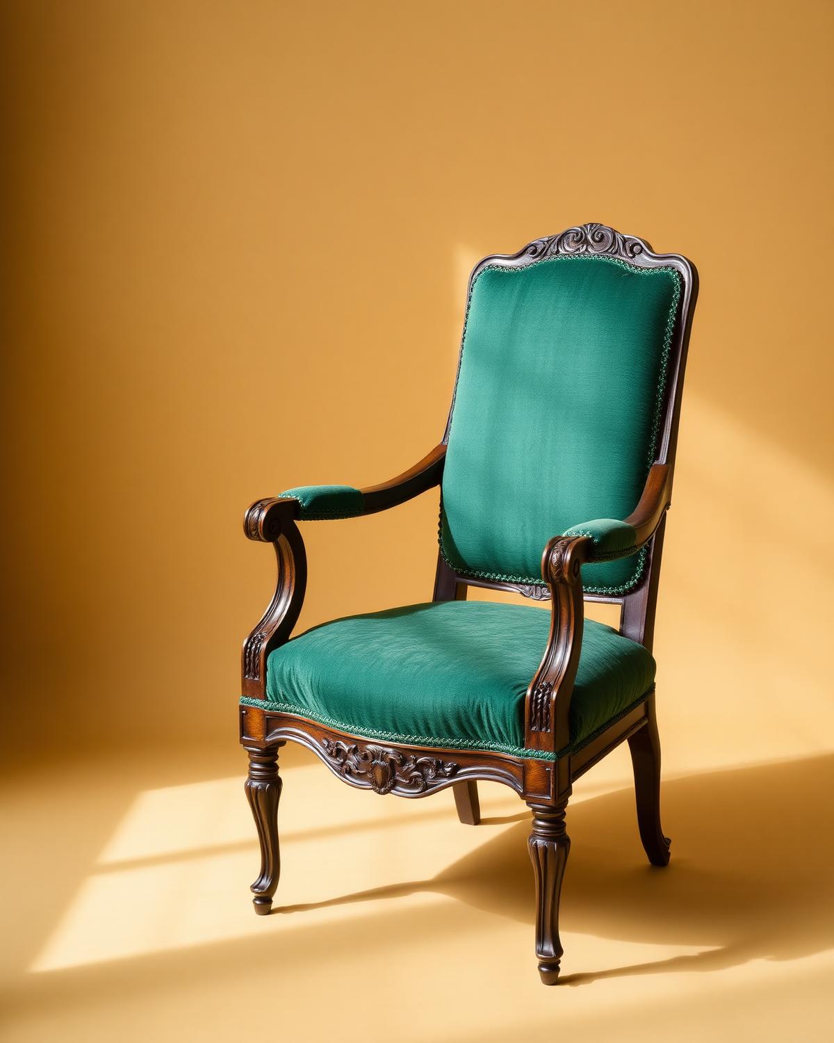 Anglo-Indian carved teak planter's chair